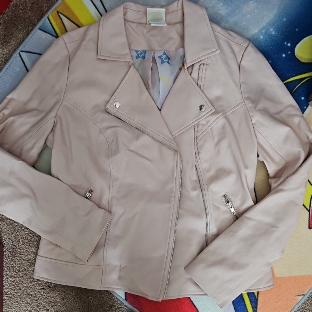 Women's Sailor Moon Pink Moto Jacket
